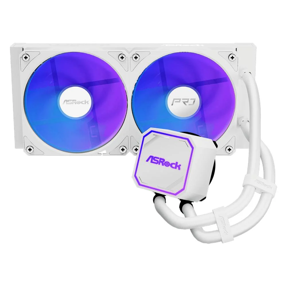 Water Cooler Asrock Pro White 240 ARGB Amd/intel - 90-apra24-waaga6 Water Cooler Asrock Pro White 240 ARGB Amd/intel - 90-apra24-waaga6