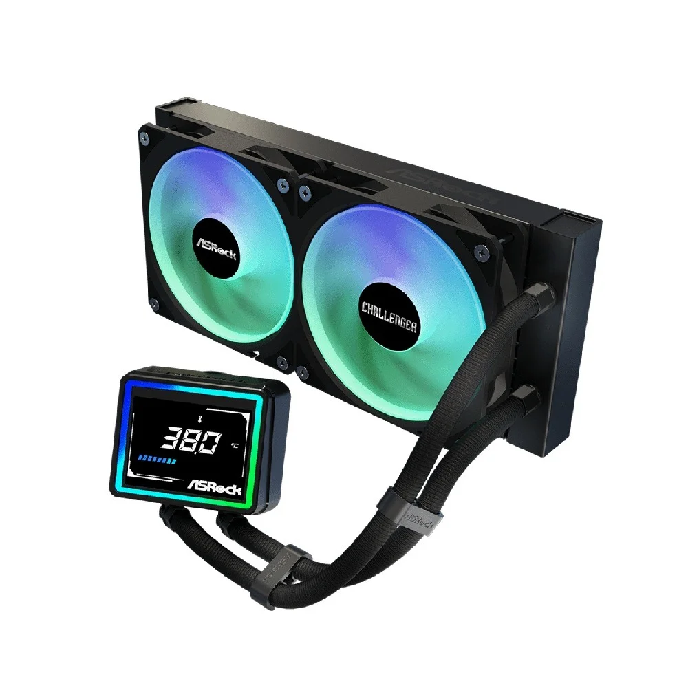 Imagem 3 de 5 do produto Water Cooler Asrock Challenger 240 Digital Amd/intel - 90-acla24-baaga6