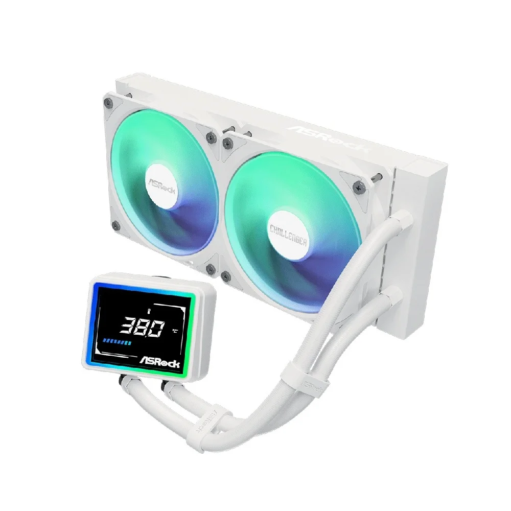 Imagem 4 de 5 do produto Water Cooler Asrock Challenger White 240 Digital Amd/intel - 90-acla24-waaga6