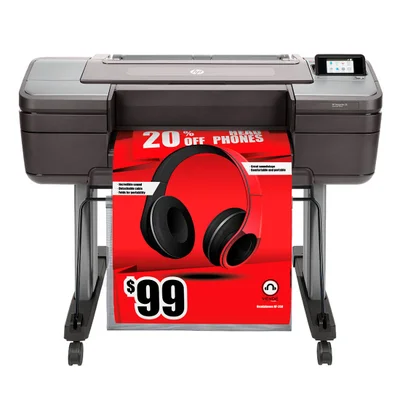 Impressora Plotter Hp Designjet Z6 24" T8w15a#b1k
