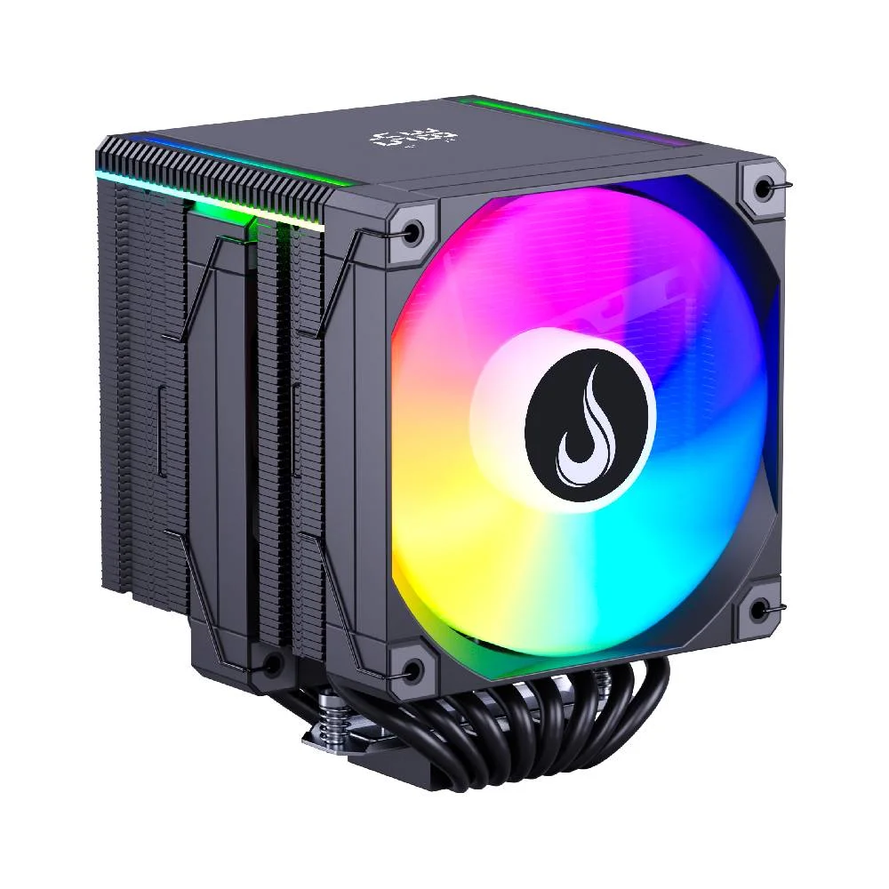 Air Cooler Gamer Rise Mode Temp 8 Black ARGB AMD e Intel 120mm Preto RM ACT8 ARGB B 7
