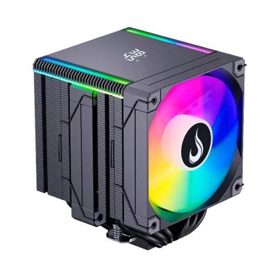 Air Cooler Gamer Rise Mode Temp 6 Pro Black ARGB AMD e Intel 120mm Preto - RM-ACT6P-ARGB-B
