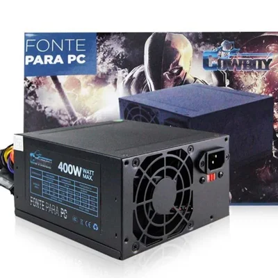 Fonte Gamer Atx 400w Bivolt | Conector Atx 20+4 | 2 Sata | 3 Ide | Kp-532