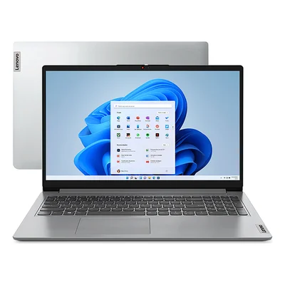 Notebook Lenovo Ideapad 1 15iau7 Intel i3-1215u 12gb SSD M.2 256gb 15,6" Fhd Win11 + Office 2021 82vy000tbr