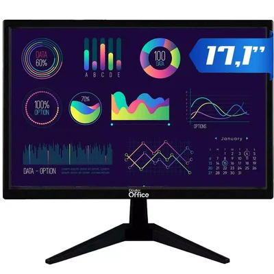 Monitor Dr. Office 17.1" Hd 60hz Com HDMI E Vga – Modelo Mdr-0502-17