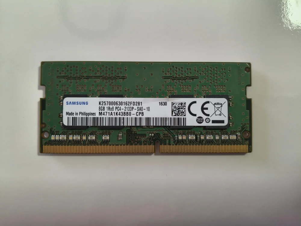 Memória Samsung Ddr4 8GB Notebook PC4-2133p 1rx8 Memória Samsung Ddr4 8GB Notebook PC4-2133p 1rx8