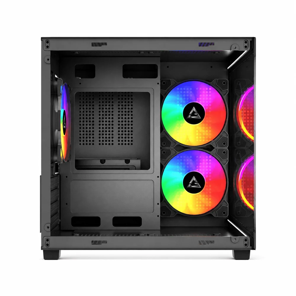 Imagem 4 de 5 do produto Gabinete Gamer Preto Aquario 3 RGB