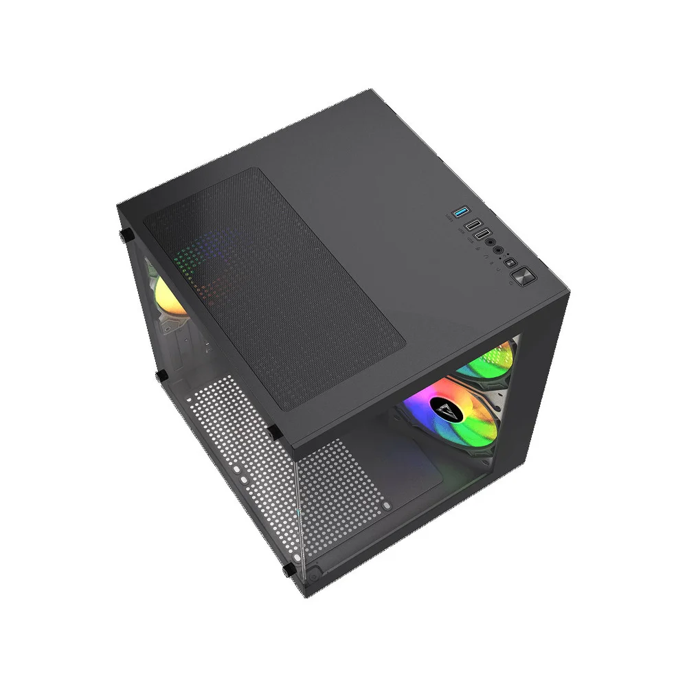 Imagem 5 de 5 do produto Gabinete Gamer Preto Aquario 3 RGB