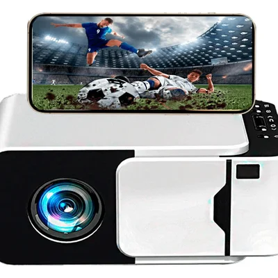 Projetor Smart T6 Mini Android 13 Wi-fi Dual Band Hd 720p Compatível Com Full Hd, 2k E 4k