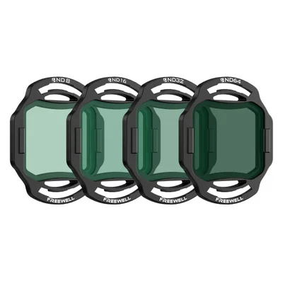 Kit Filtros Nd Standard Day 4 Pack Para Câmera Dji 04 Air Unit Pro - Freewell