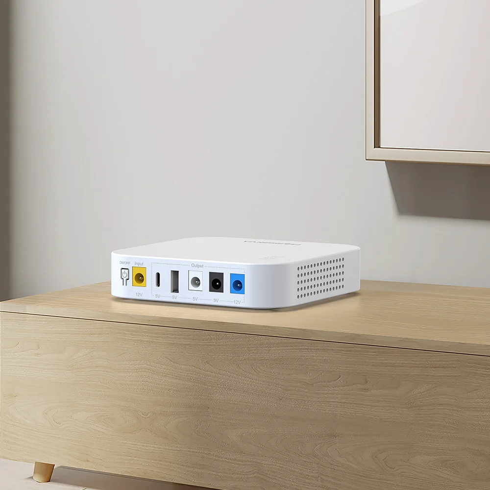 Imagem 4 de 5 do produto Marsriva Mini Ups 18w Saída 3-em-1 Usb-a Usb-c 10000mah