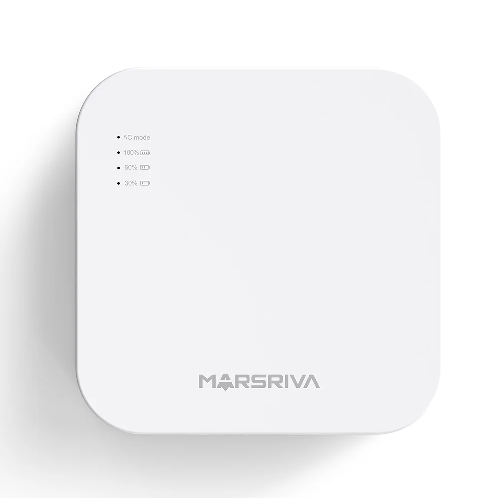 Imagem 5 de 5 do produto Marsriva Mini Ups 18w Saída 3-em-1 Usb-a Usb-c 10000mah