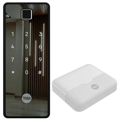 Kit Fechadura Eletrônica Biometria Reflecta Bio Wifi + Hub