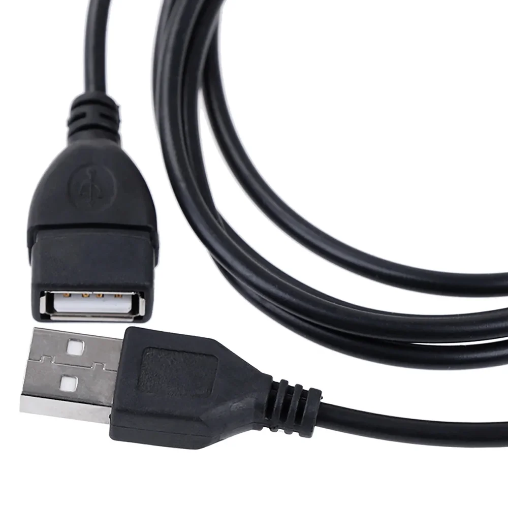 Imagem 2 de 2 do produto Cabo De Extensão Usb 2.0 - 0,80cm - Usb Macho Para Usb Fêmea