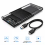Case para HD SSD 2,5" SATA USB 3.0 Transparente 5Gbps Compatível com SSD e HD Notebook Plug & Play