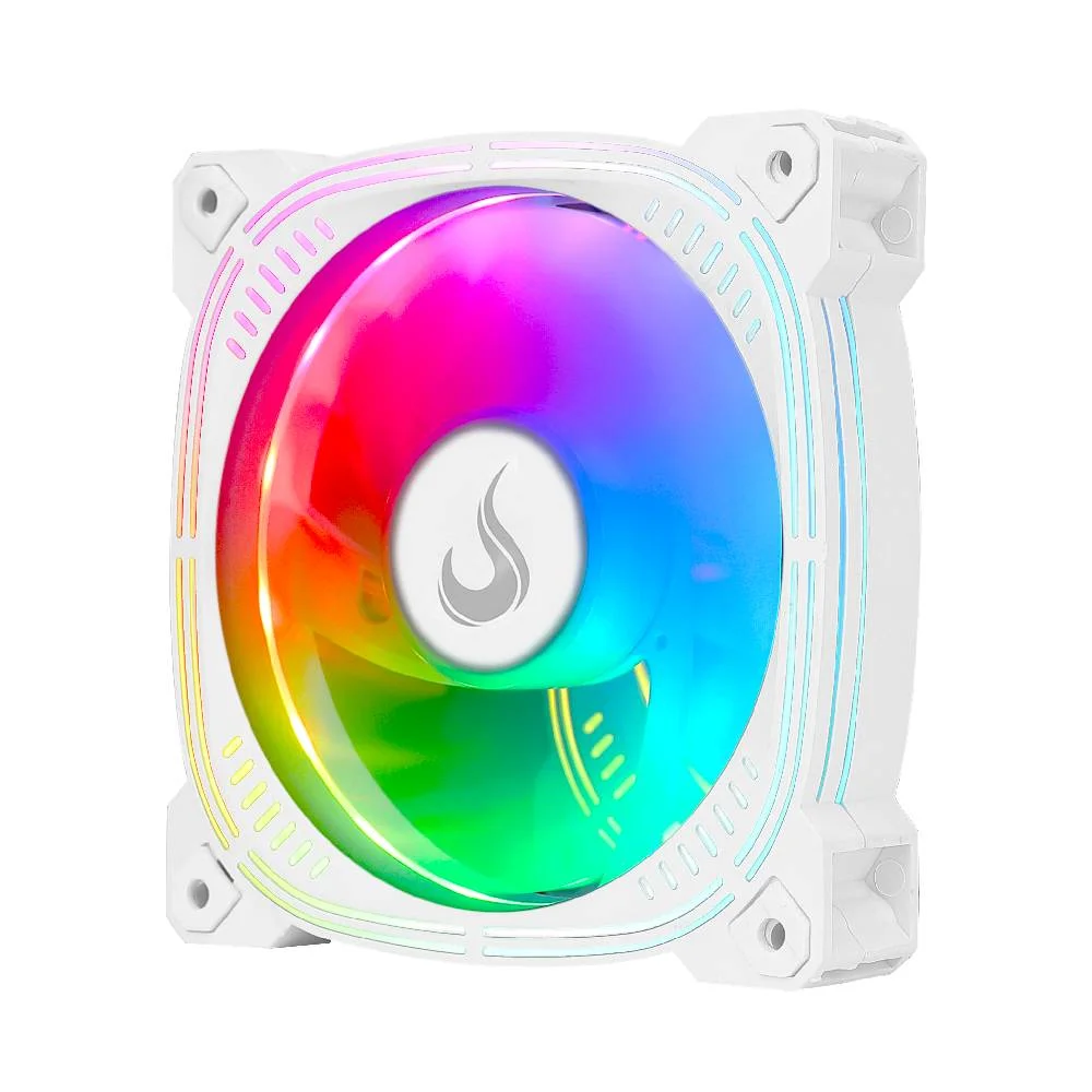Imagem 3 de 5 do produto Ventoinha Rise Mode Aura Frost Pro 120mm ARGB Branco - Rm-au-aRGB-w