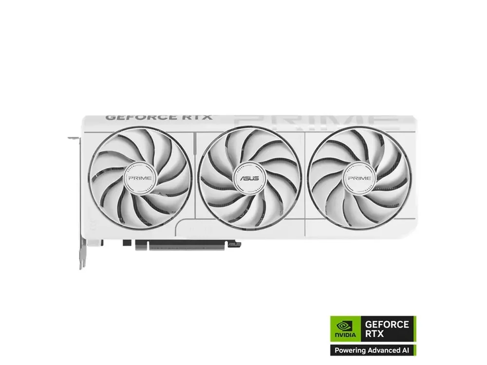 Placa De Video Asus Prime Geforce RTX 5070 White Oc 12gb Gddr7 192 Bits - Prime-RTX5070-o12g-white