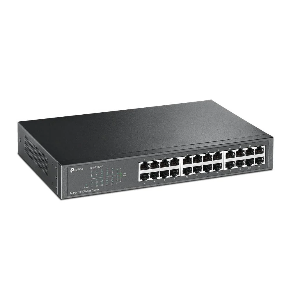 Imagem 4 de 5 do produto Switch Tp-link 24 Portas 10/100mbps Rack - Tl-sf1024d