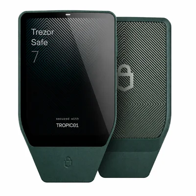 Trezor Safe 7 - Obsidian Green (Revenda Oficial)