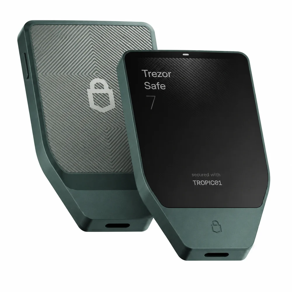 Imagem 2 de 5 do produto Trezor Safe 7 - Obsidian Green (Revenda Oficial)