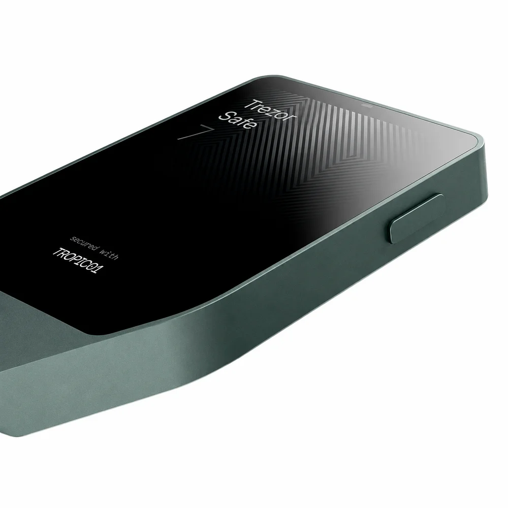 Imagem 3 de 5 do produto Trezor Safe 7 - Obsidian Green (Revenda Oficial)