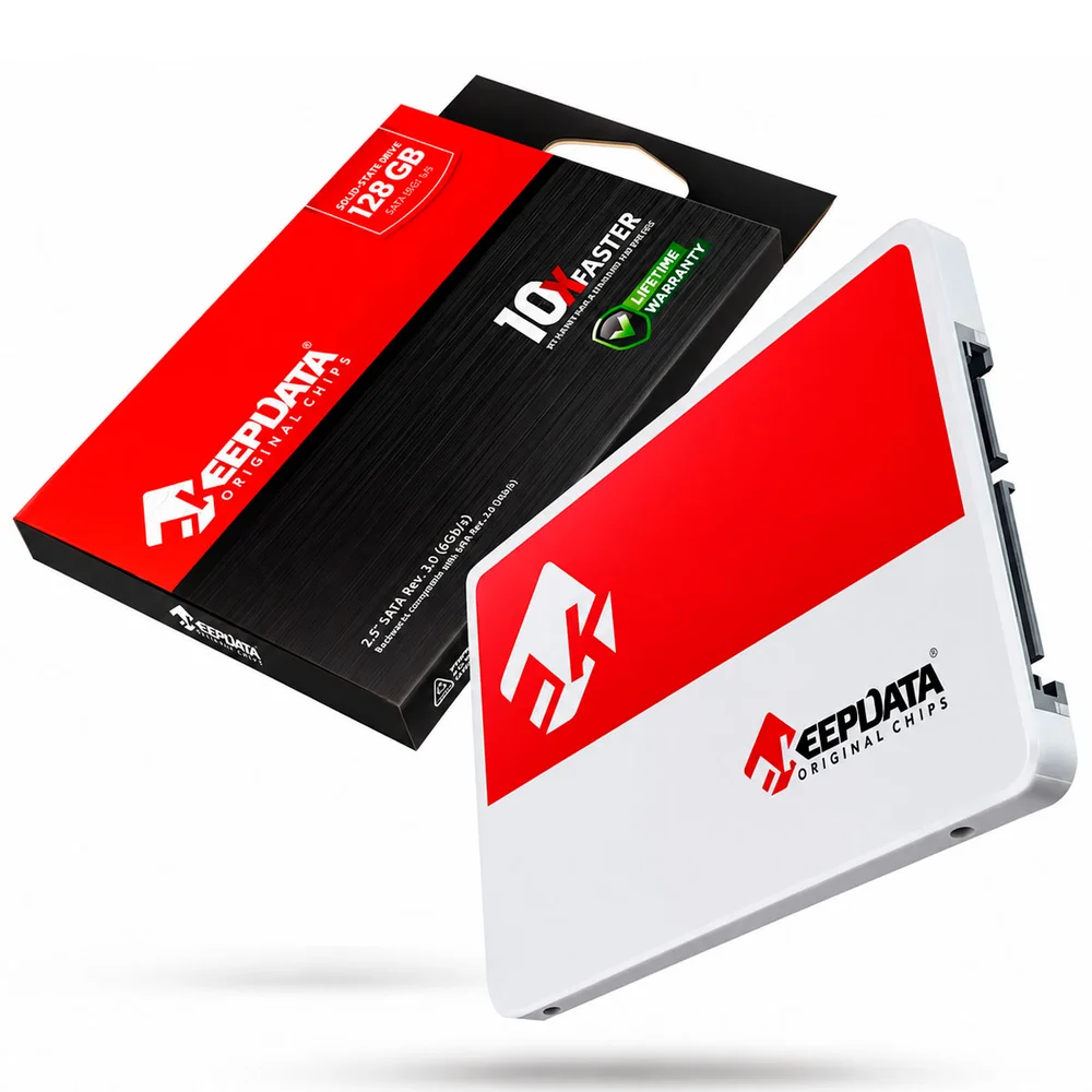 SSD 128GB Keepdata, Sata Iii, 2.5", Leitura 550mb/s, Gravação 500mb/s - Kds128g-l21