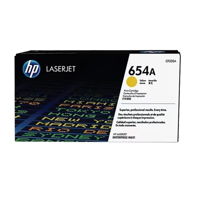 Toner Hp 654a Amarelo Cf332ac | Hp Laserjet M651n M651xh