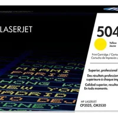 Toner Hp Ce252yc Amarelo | Hp Laserjet Cp3525 Cm3530fs