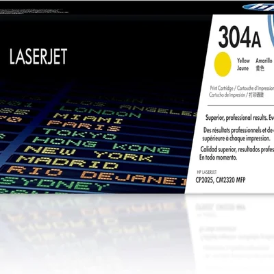 Toner Hp 304a Amarelo Cc532ac | Hp Laserjet Cp2025 Cm2320mfp