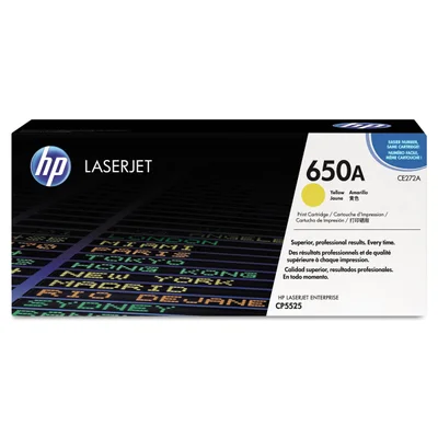 Toner Hp 650a Amarelo Ce272ac | Hp Laserjet Cp5525n M750xh