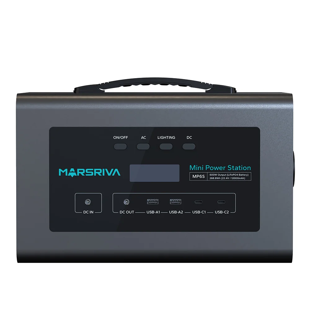 Marsriva Power Station Portátil 600w 268.8wh Mp6s
