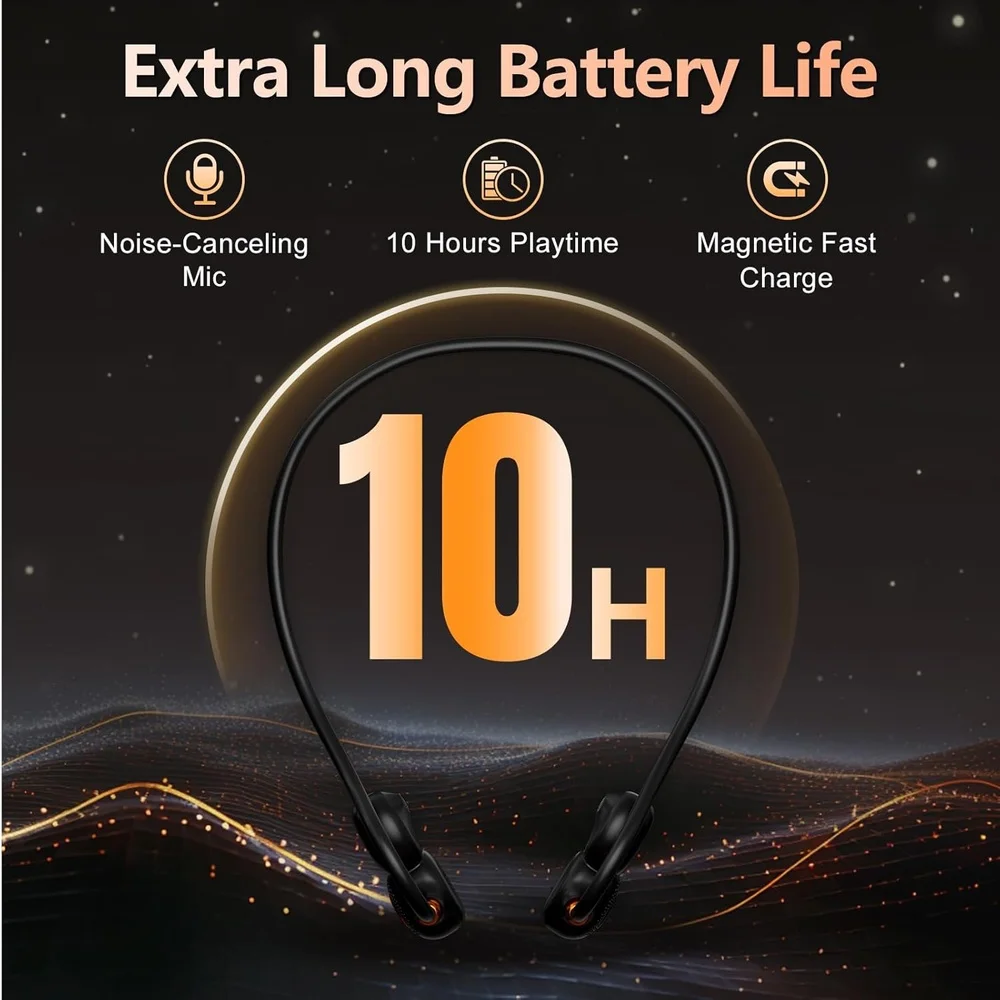 Imagem 2 de 5 do produto Fones Ortizan I10 Open Ear Bluetooth 5.3 Sem Fio Esportivo