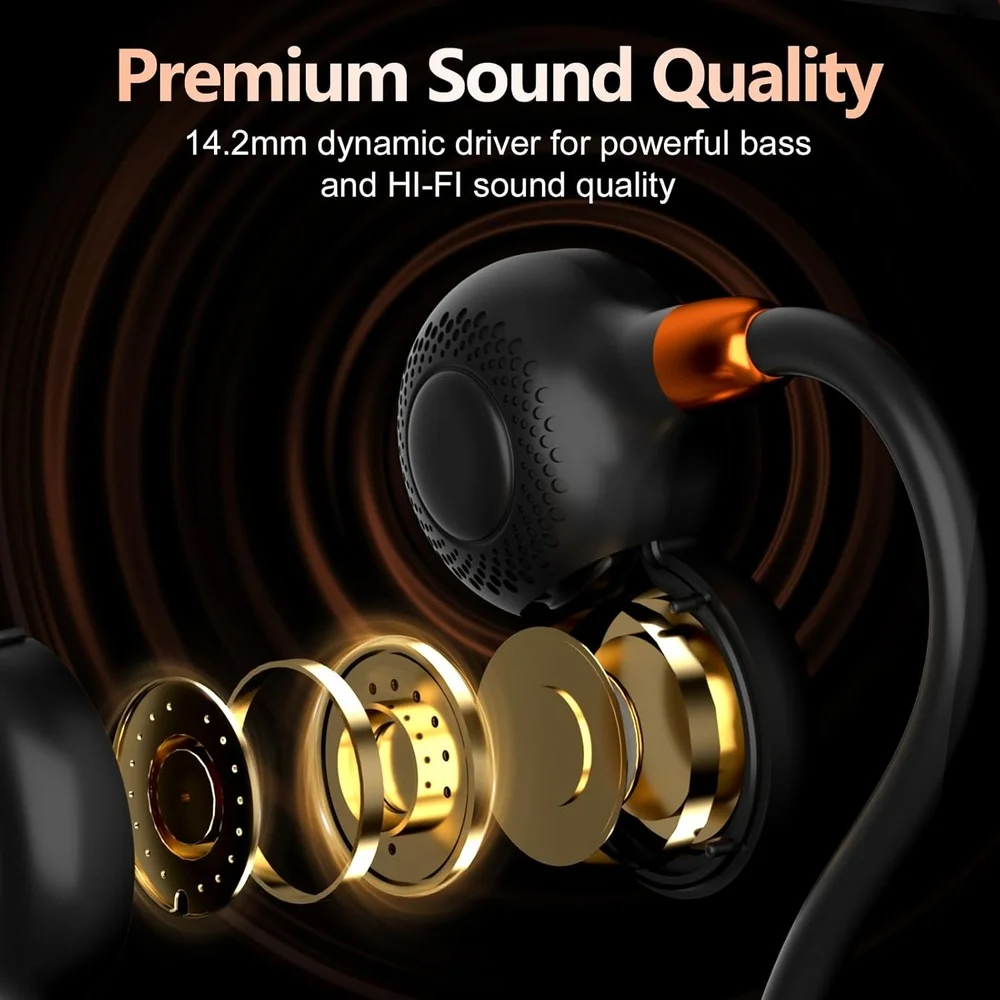 Imagem 5 de 5 do produto Fones Ortizan I10 Open Ear Bluetooth 5.3 Sem Fio Esportivo