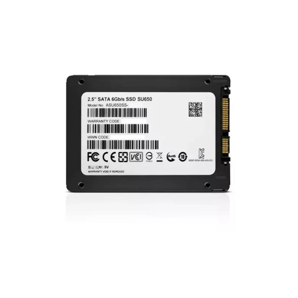 Imagem 3 de 5 do produto SSD Adata 240GB Sata Iii 6gb/s Leitura 520mb/s Gravação 450mb/s Asu650ss-240gt-r
