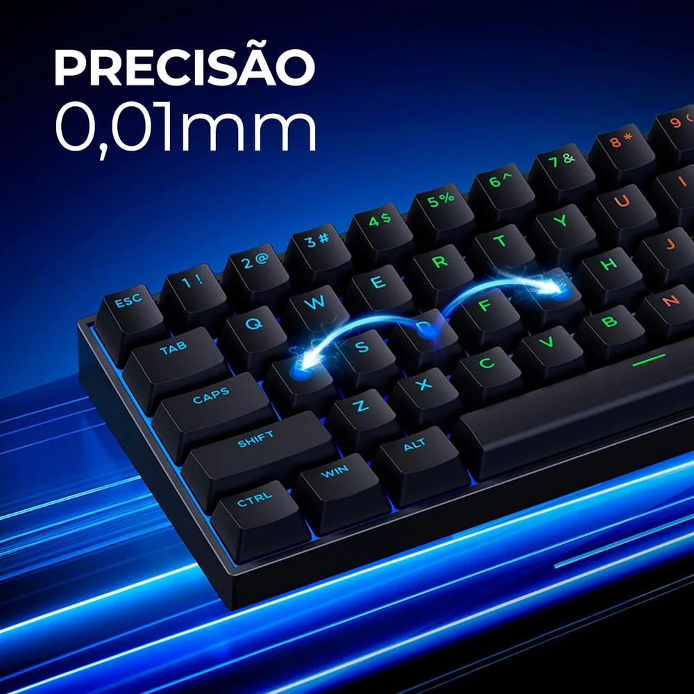 Teclado Gamer Mchose Ace 60 Pro Hall Effect Rapid Trigger 8k