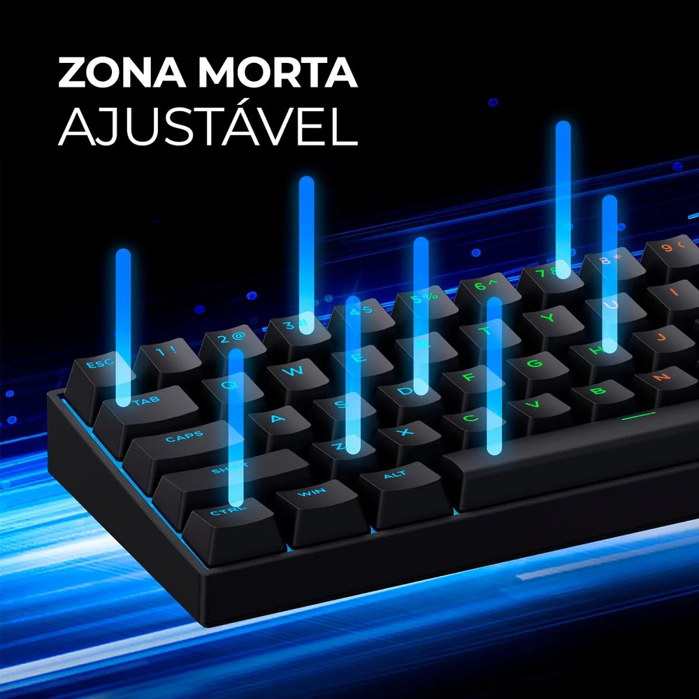 Teclado Gamer Mchose Ace 60 Pro Hall Effect Rapid Trigger 8k
