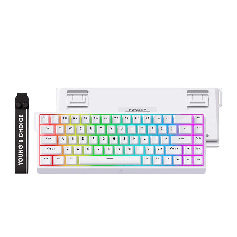 Imagem 5 de 5 do produto Teclado Gamer Mchose Ace 68 Mecânico 0.001mm Latência 0.08ms