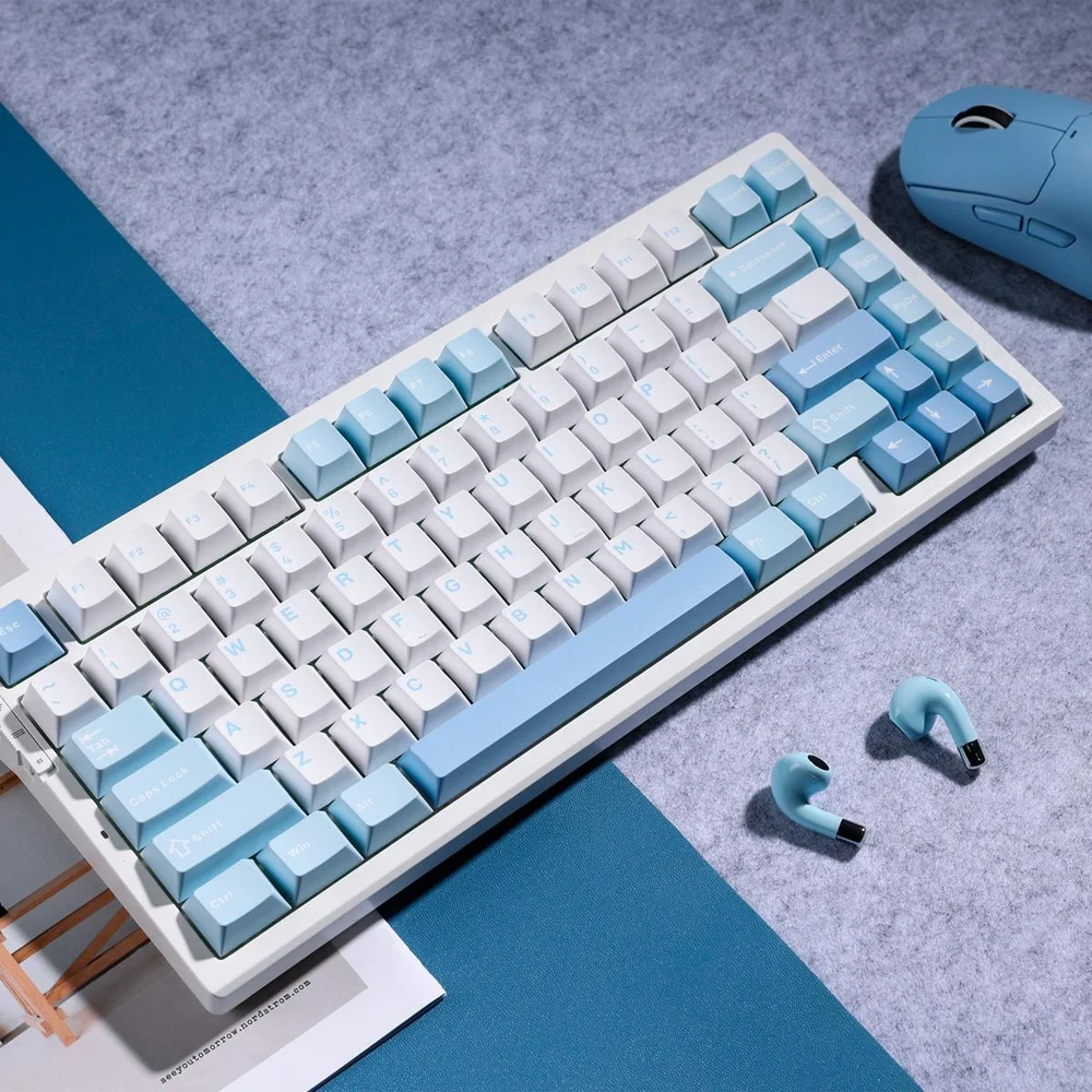 Imagem 2 de 5 do produto Teclado Mecânico Mchose G75pro 75% Triple Mode RGB Pbt