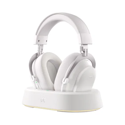 Headset Gamer Mchose V9 Turbo Wireless 200h Bateria Base RGB