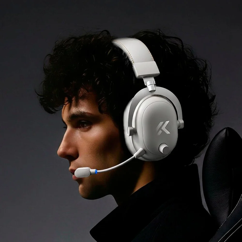 Imagem 2 de 5 do produto Headset Gamer Mchose V9 Turbo Wireless 200h Bateria Base RGB