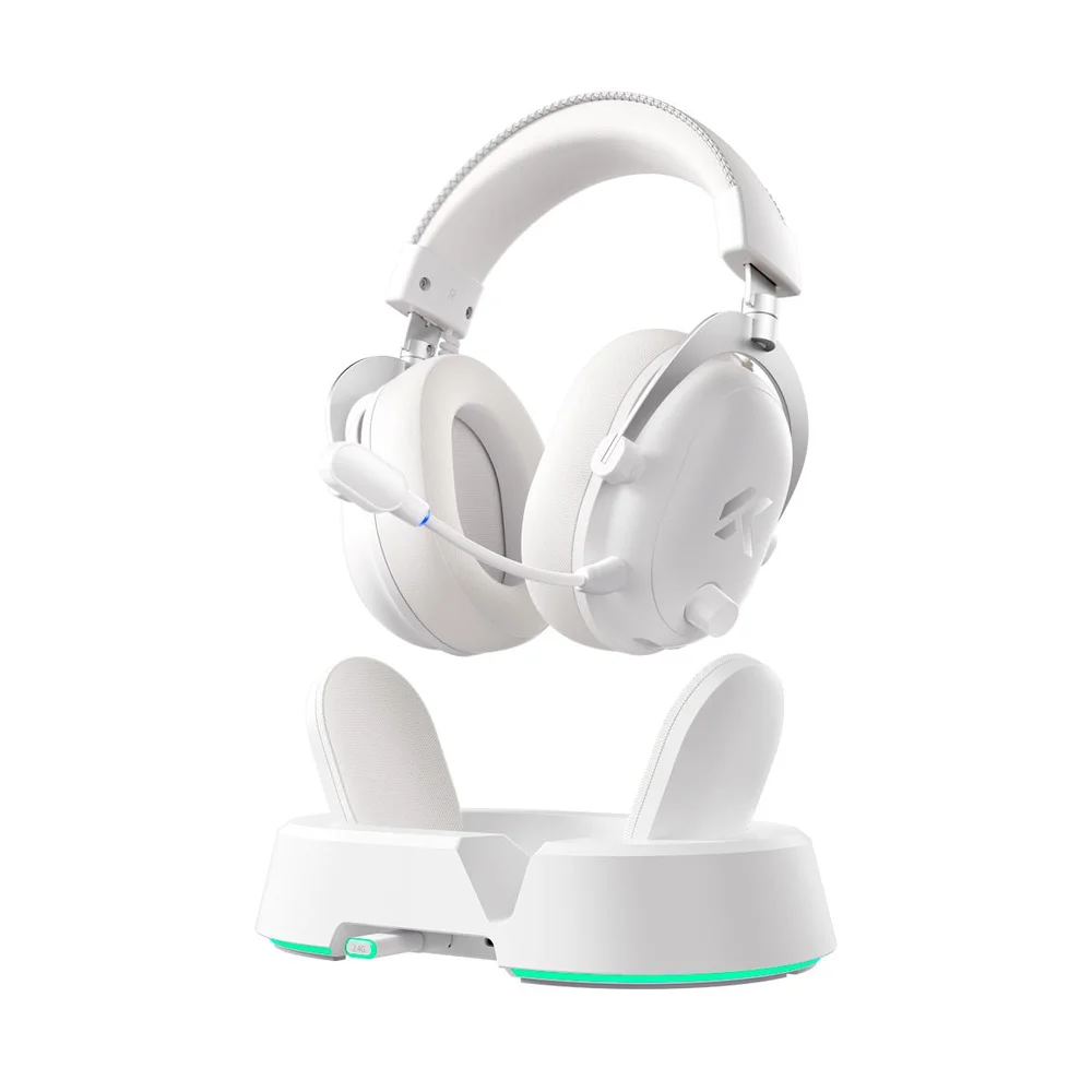 Imagem 4 de 5 do produto Headset Gamer Mchose V9 Turbo Wireless 200h Bateria Base RGB