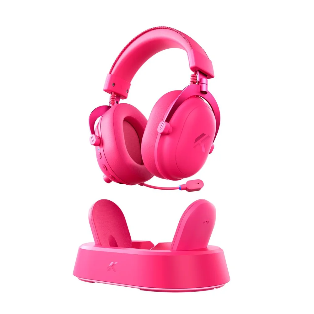 Imagem 2 de 5 do produto Headset Gamer Mchose V9 Turbo Drivers 60mm Berry Red