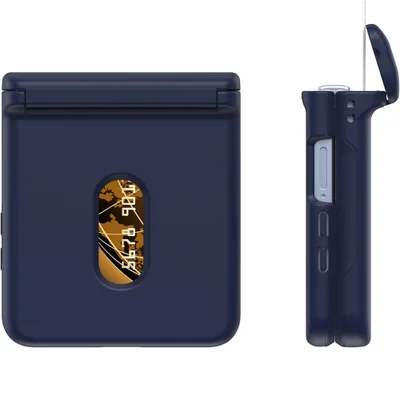 Capa Porta Cartão Samsung Galaxy Z Flip 7 Cor:azul — foto 4