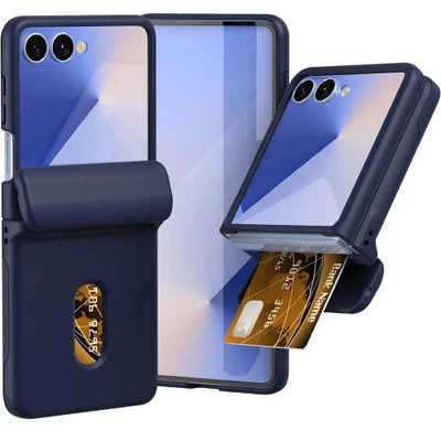 Capa Porta Cartão Samsung Galaxy Z Flip 7 Cor:azul — foto 5