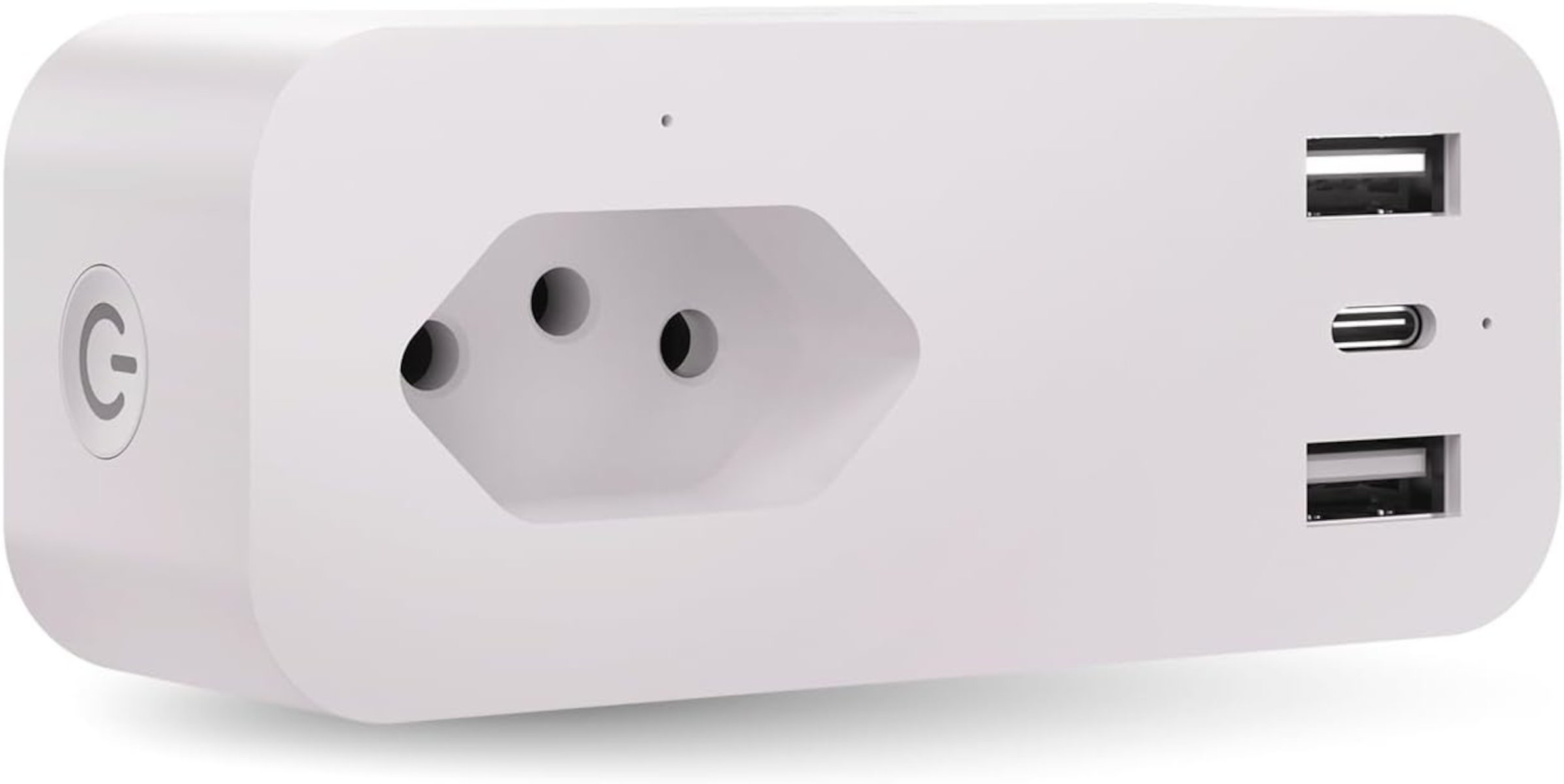 Tomada Inteligente Wi-fi Aitek Alpha-901 Pro Com Usb E Usb-c | Compatível Com Alexa E Google Assistant