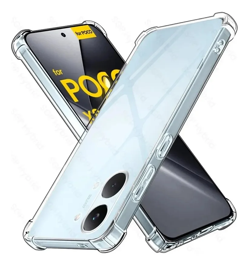 Imagem 2 de 5 do produto Capa Capinha Anti Impacto + Película 3d Vidro P/ Poco X8 Pro Max 5g