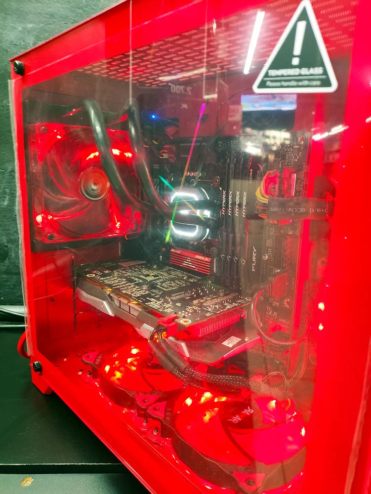 PC Gamer Completo Intel Core i78700 Placa de