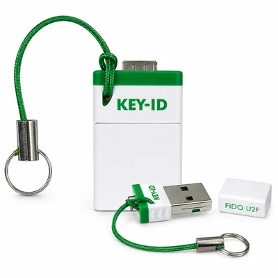 Chave de Segurança Key-ID FIDO2 / FIDO U2F — 2FA Físico USB-A