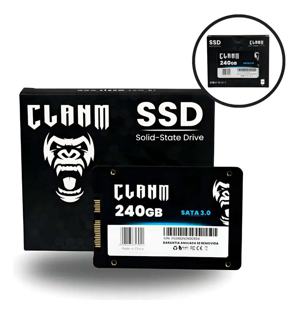 SSD 2.5" 240GB Sata3 - Clanm
