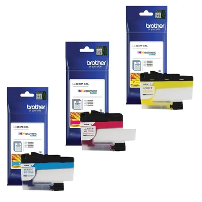 Cartucho De Tinta Brother Lc3037 Kit 3 Cores Magenta, Ciano, Amarelo | J5845 J5945 J6545 J6945